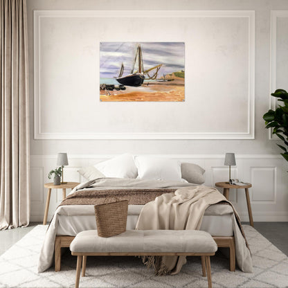 BOATS AT ETRETAT 1920 - Henri Matisse Acrylic Print - 70x100 cm / 28x40″ inches