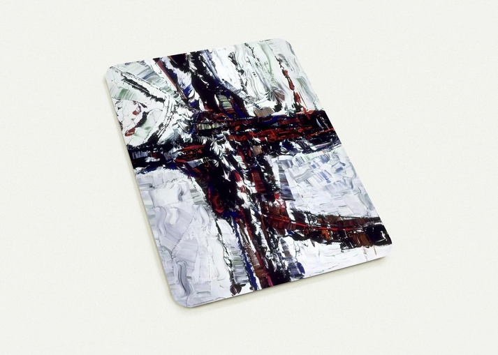 Chemin d hiver By Jean-Paul Riopelle Pack of 10 Post Cards | Jean-Paul Riopelle Post Cards | A6 (10.5 x 14.8 cm) - 4.1 x 5.8 inches