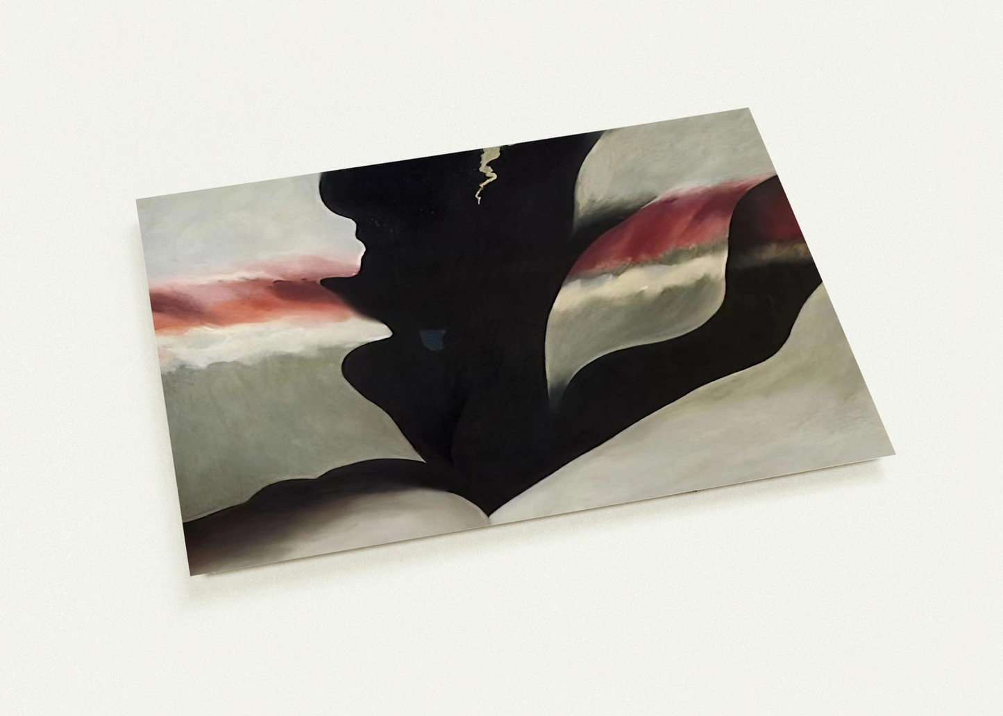 Black Place Green By Georgia O'Keeffe Pack of 10 Post Cards | Georgia O'Keeffe Post Cards | A6 (10.5 x 14.8 cm) - 4.1 x 5.8 inches