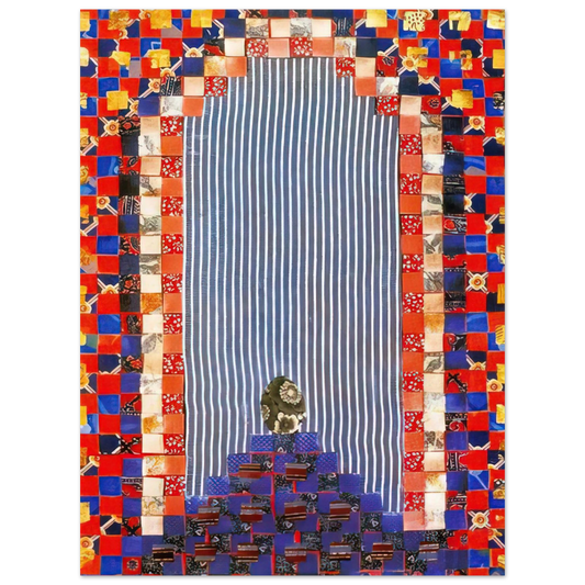 Miriam Schapiro - The First Theater - PD Pattern and Decoration  75x100 cm / 30x40inches Fine Art Poster