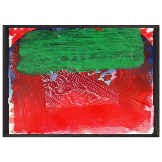 Strictly Personal - 2001 - Howard Hodgkin 70x100 cm / 28x40 inches Framed Art Print – Black Wooden Frame