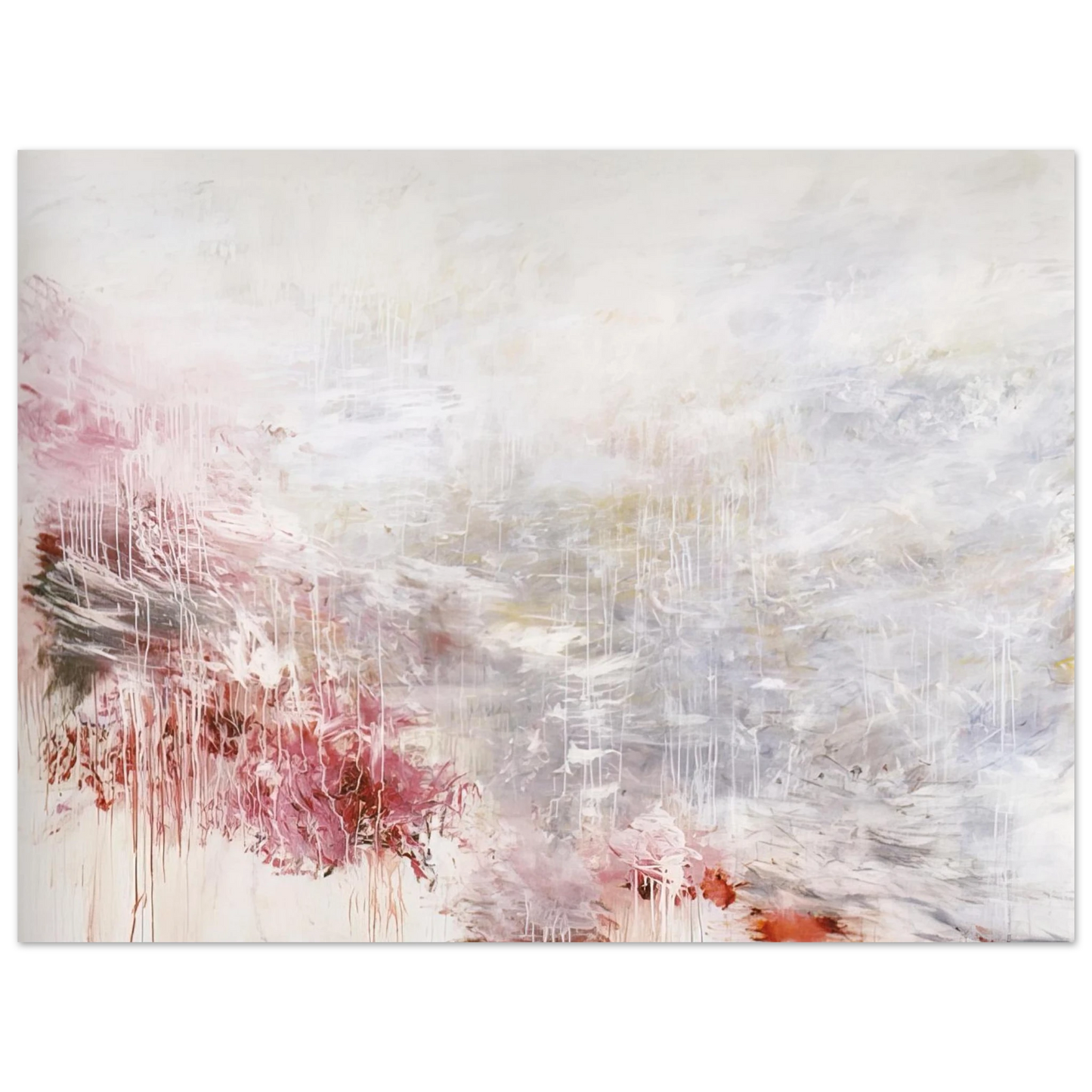 Cy Twombly - Hero and Leander  To Christopher Marlowe  [Rome]  75x100 cm / 30x40inches Fine Art Poster