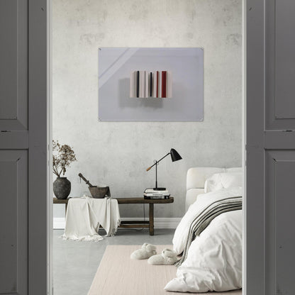 RELIEF CONSTRUCTION IN WHITE BLACK AND MAROON 1963 - Victor Pasmore Acrylic Print - 70x100 cm / 28x40″ inches