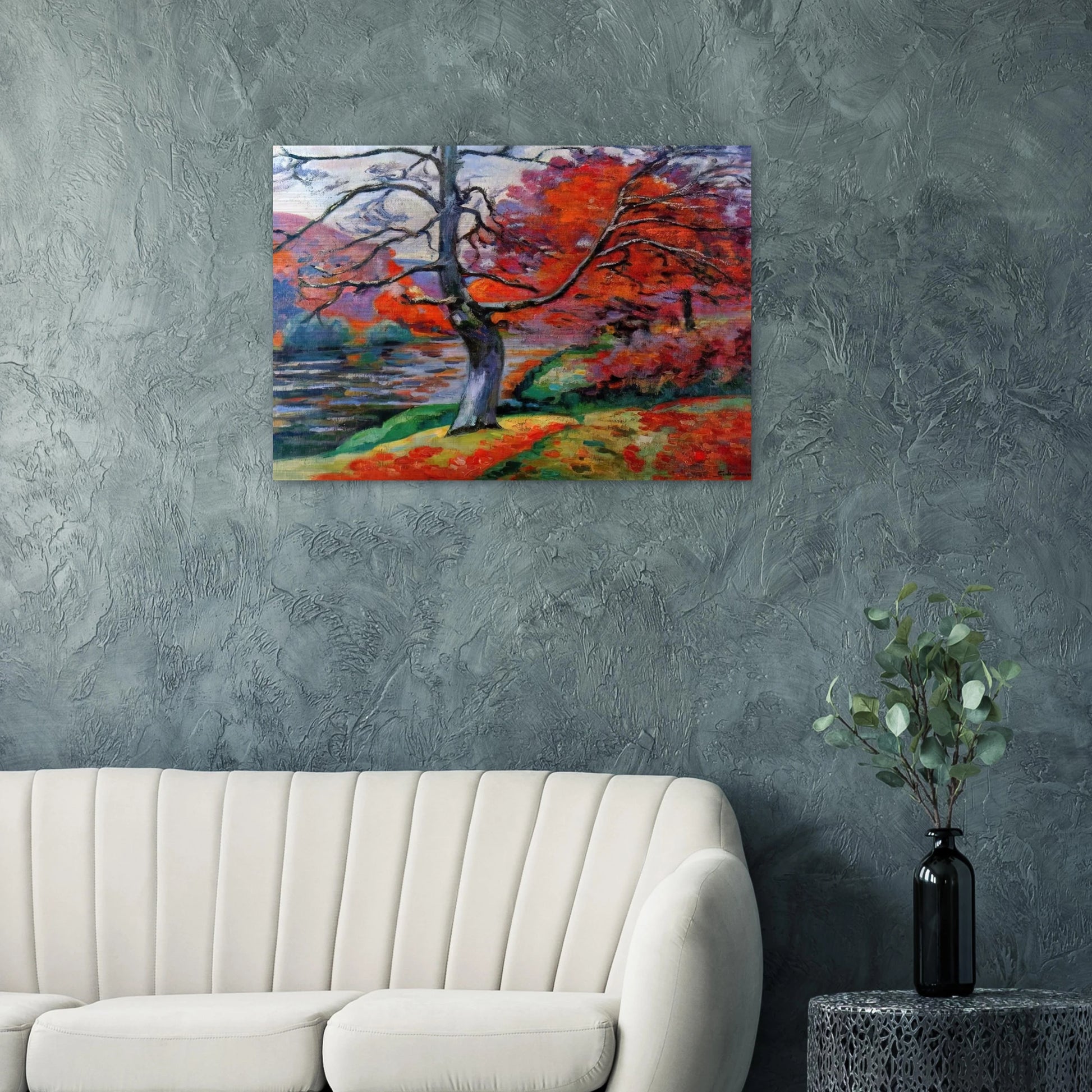 Echo Rock - 1905 - Armand Guillaumin Brushed Aluminum Print - 70x100 cm / 28x40 inches | Armand Guillaumin Aluminum Print | Armand Guillaumin Prints