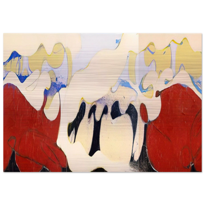 Coney Island Beauty - 1974 - Norman Bluhm Brushed Aluminum Print - 70x100 cm / 28x40 inches | Norman Bluhm Aluminum Print | Norman Bluhm Prints