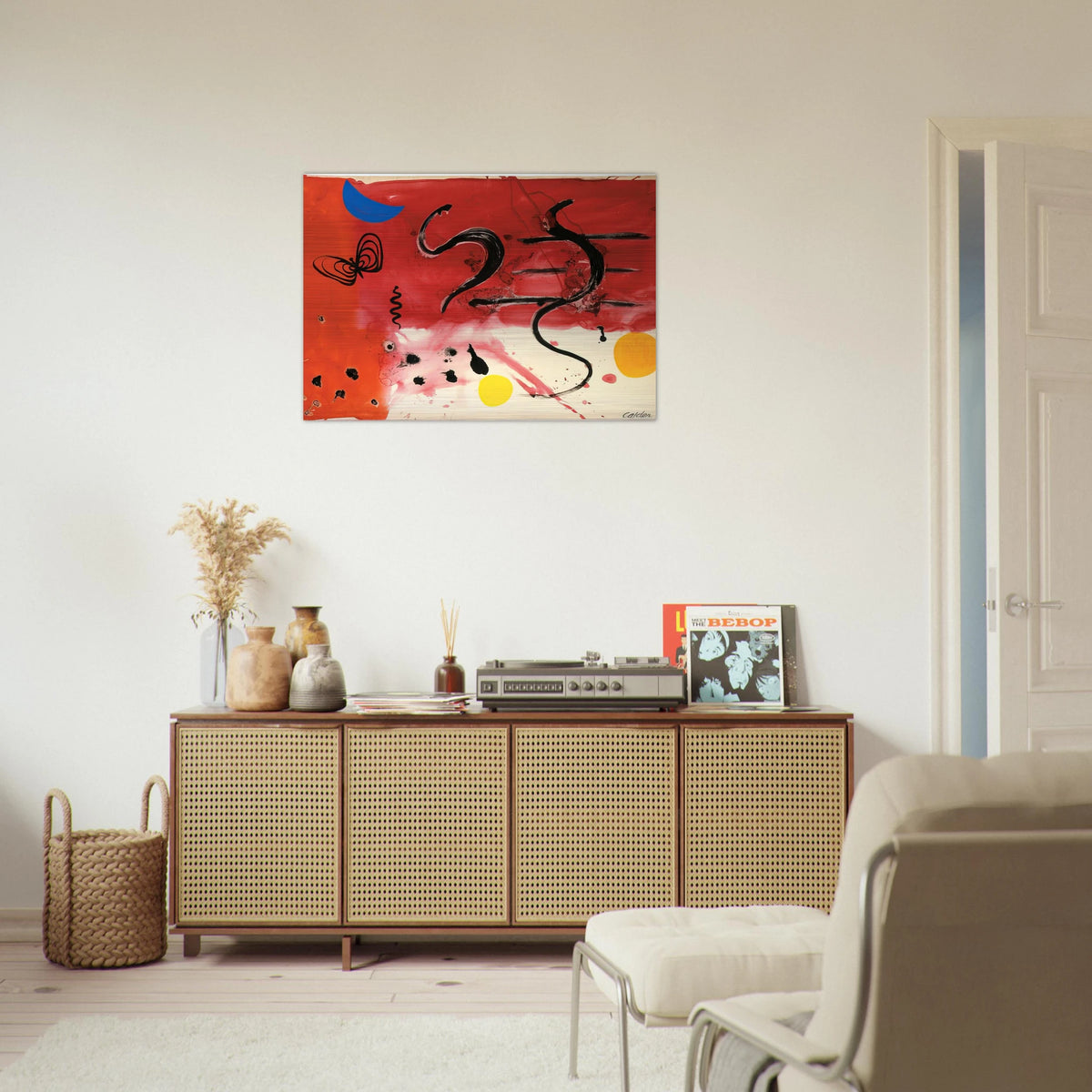UNTITLED 1953 - Alexander Calder Brushed Aluminum Print - 70x100 cm / 28x40 inches | Alexander Calder Aluminum Print | Alexander Calder Prints