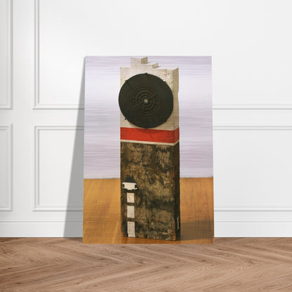 French Atomic Bomb - Robert Indiana Brushed Aluminum Print - 70x100 cm / 28x40 inches | Robert Indiana Aluminum Print | Robert Indiana Prints