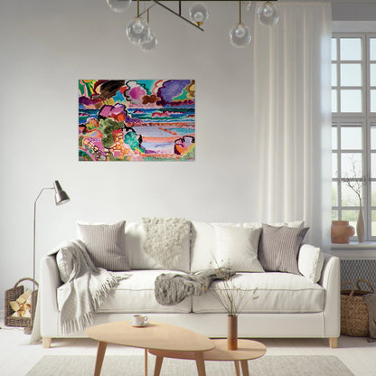 L'orage sur Bréhât - 1956 - Charles Lapicque Brushed Aluminum Print - 70x100 cm / 28x40 inches | Charles Lapicque Aluminum Print | Charles Lapicque Prints