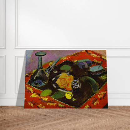 DISHES AND FRUIT 1906 - Henri Matisse Brushed Aluminum Print - 70x100 cm / 28x40 inches | Henri Matisse Aluminum Print | Henri Matisse Prints