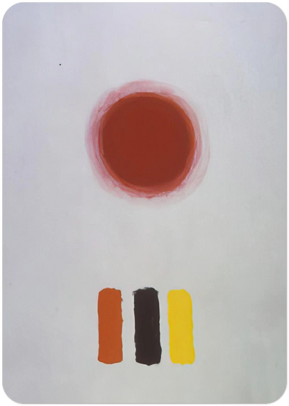 Icon - 1964 By Adolph Gottlieb Pack of 10 Post Cards | Adolph Gottlieb Post Cards | A6 (10.5 x 14.8 cm) - 4.1 x 5.8 inches
