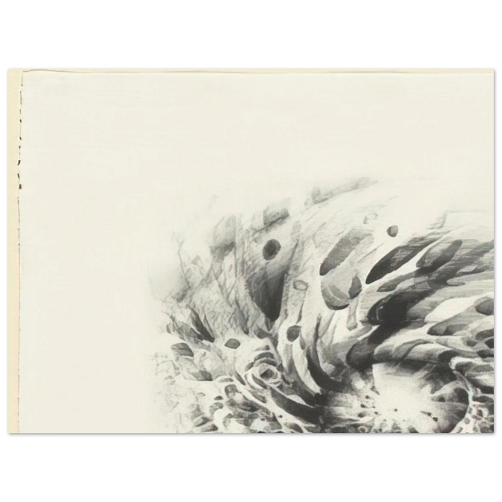 Lee Bontecou - THIRD STONE 1963  75x100 cm / 30x40inches Fine Art Poster