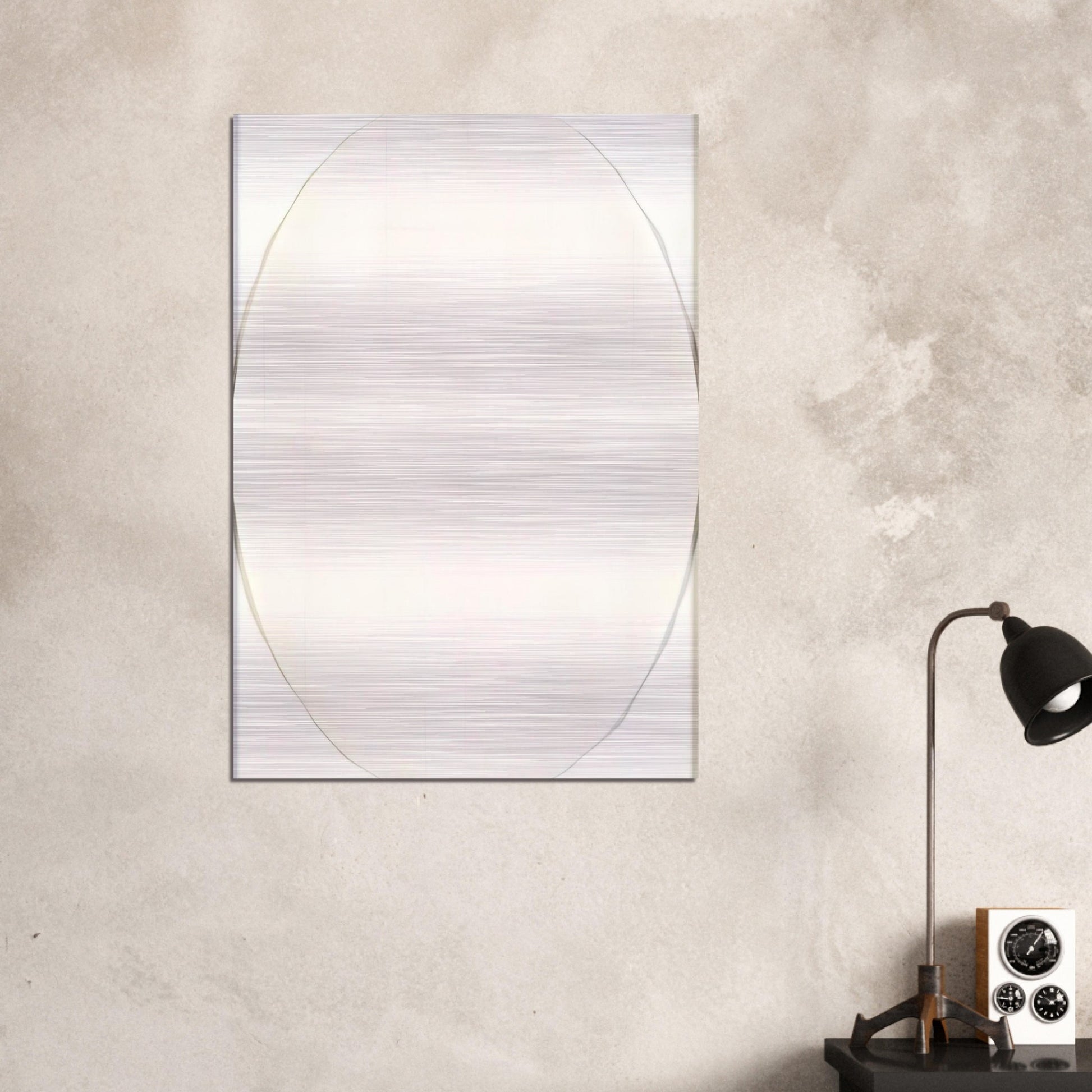 Koh-I-Noor 7H #1 - Robert Ryman Brushed Aluminum Print - 70x100 cm / 28x40 inches | Robert Ryman Aluminum Print | Robert Ryman Prints