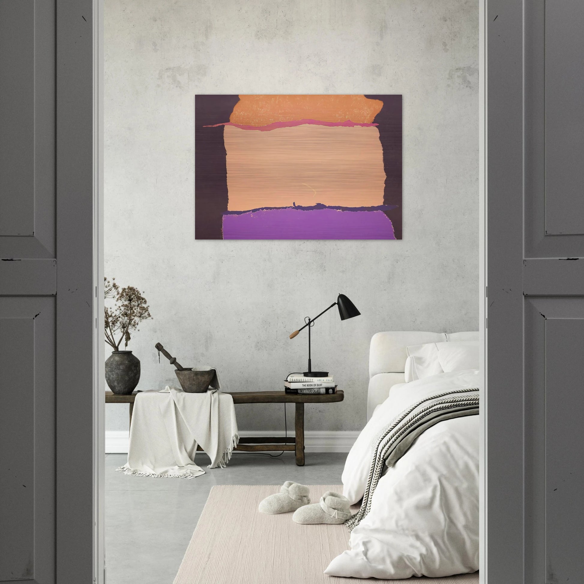 Infinity Field - 1980 - Theodoros Stamos Brushed Aluminum Print - 70x100 cm / 28x40 inches | Theodoros Stamos Aluminum Print | Theodoros Stamos Prints