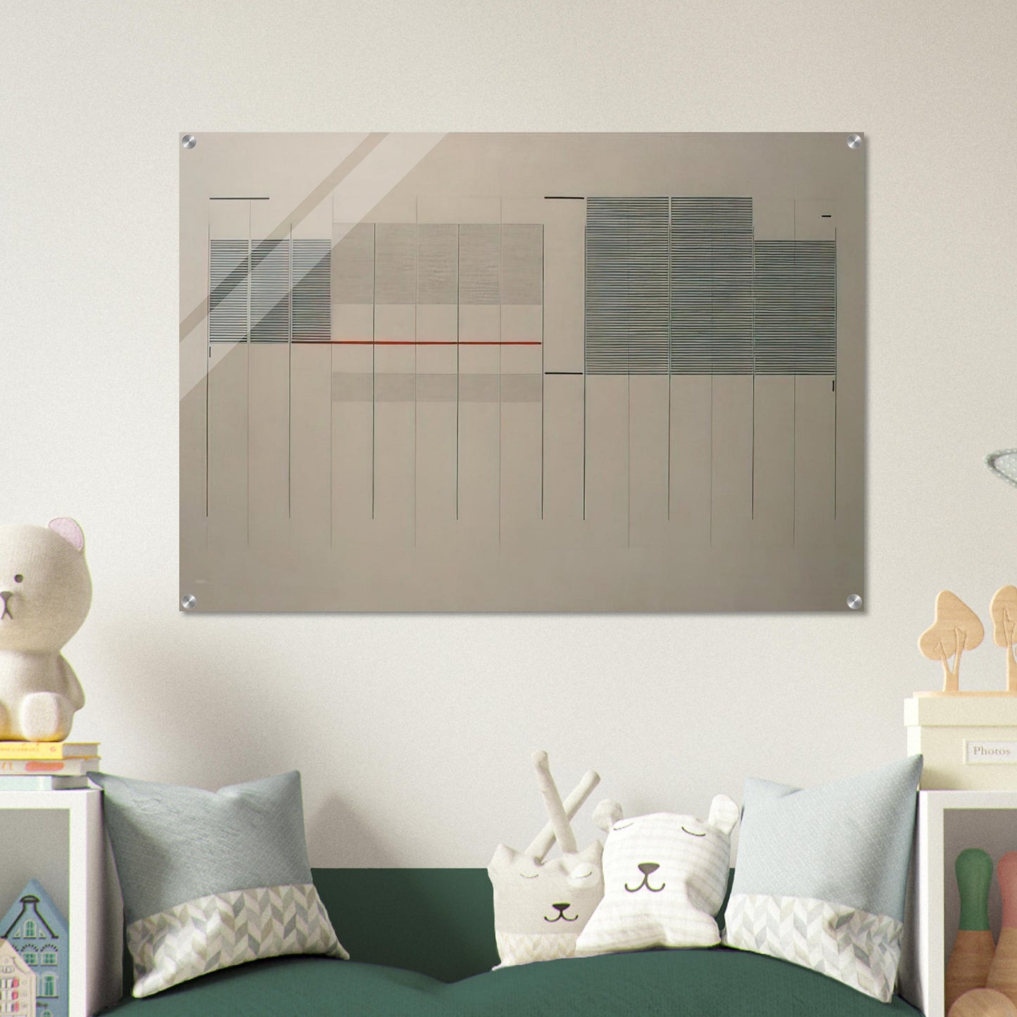 Acrilico no. 13 - 1976 - Bice Lazzari Acrylic Print - 70x100 cm / 28x40″ inches