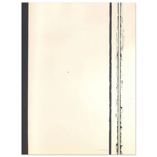 Barnett Newman - The Station of the Cross - Third Station  75x100 cm / 30x40inches Fine Art Poster