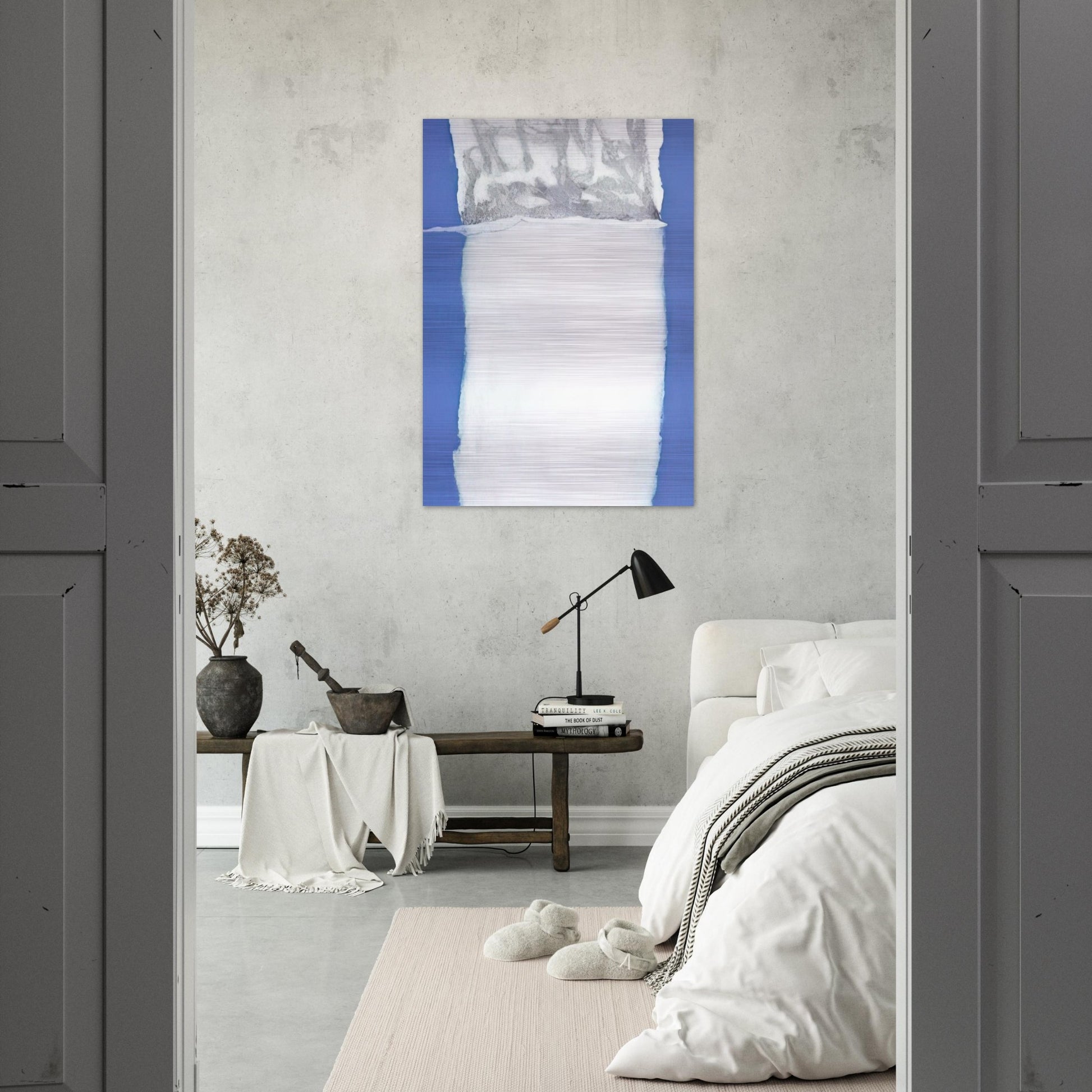 Morning 24c - 1979 - Theodoros Stamos Brushed Aluminum Print - 70x100 cm / 28x40 inches | Theodoros Stamos Aluminum Print | Theodoros Stamos Prints