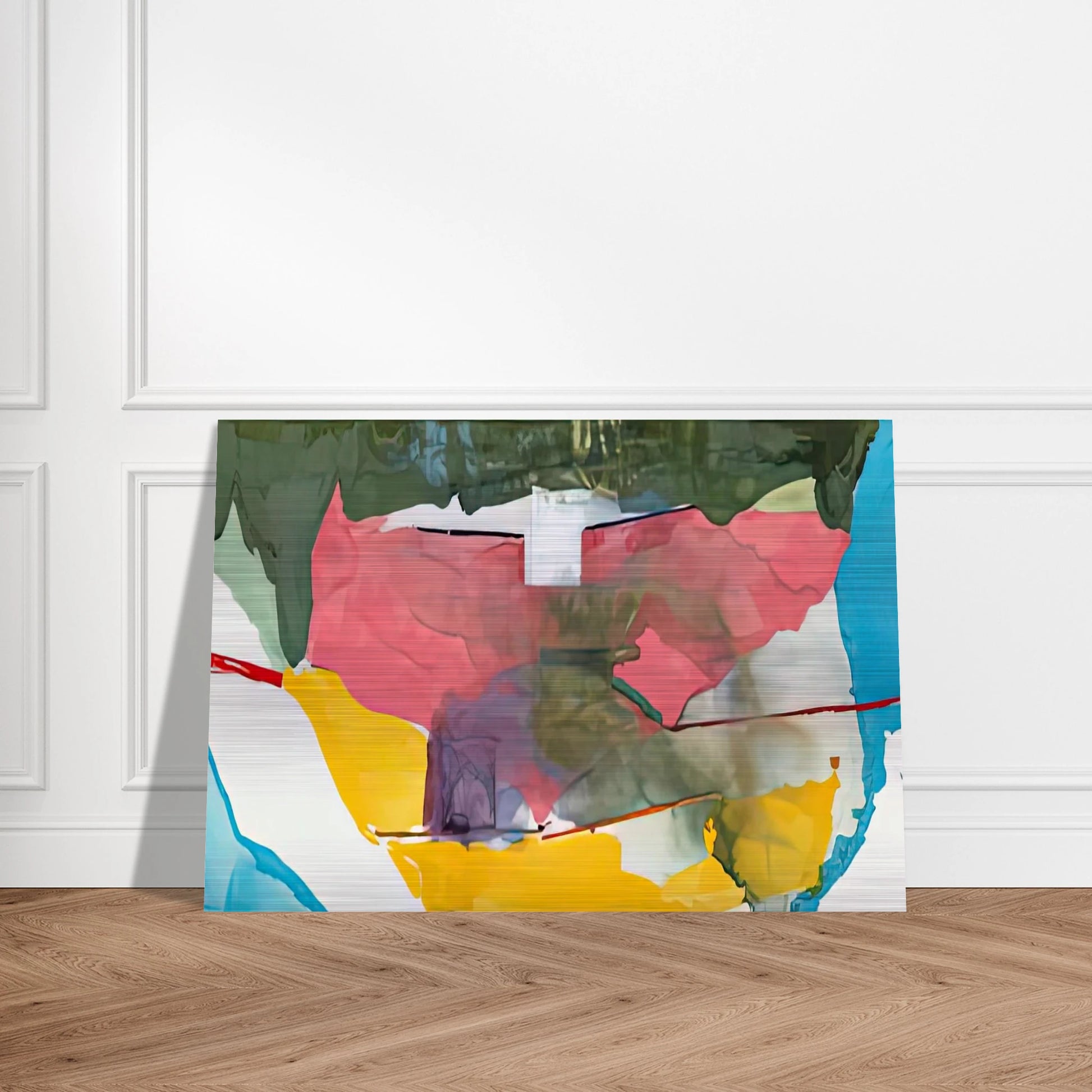 Off White Square, 1973- - Helen Frankenthaler Brushed Aluminum Print - 70x100 cm / 28x40 inches | Helen Frankenthaler Aluminum Print | Helen Frankenthaler Prints