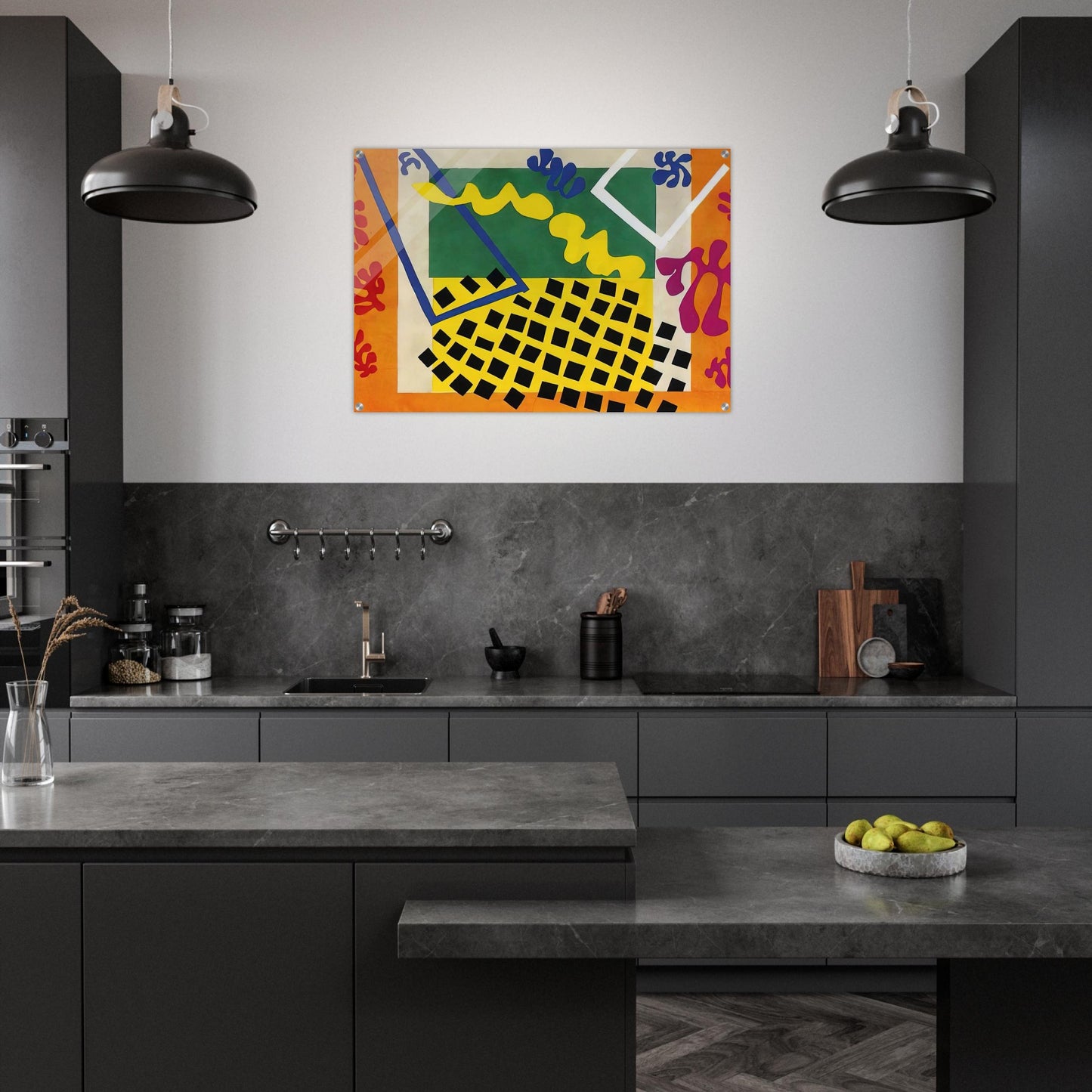 CUT OUTS 3 - Henri Matisse Acrylic Print - 70x100 cm / 28x40″ inches | Henri Matisse Wall Art | Henri Matisse Prints