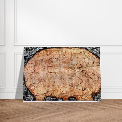 TABLE CORAIL - Jean Dubuffet Brushed Aluminum Print - 70x100 cm / 28x40 inches | Jean Dubuffet Aluminum Print | Jean Dubuffet Prints