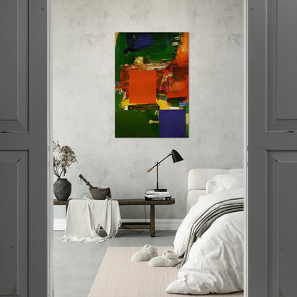Olive Grove - Hans Hofmann Brushed Aluminum Print - 70x100 cm / 28x40 inches | Hans Hofmann Aluminum Print | Hans Hofmann Prints