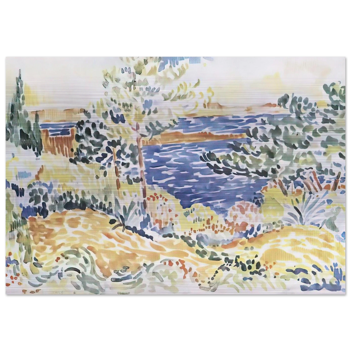 Lavender - Henri-Edmond Cross Brushed Aluminum Print - 70x100 cm / 28x40 inches | Henri-Edmond Cross Aluminum Print | Henri-Edmond Cross Prints
