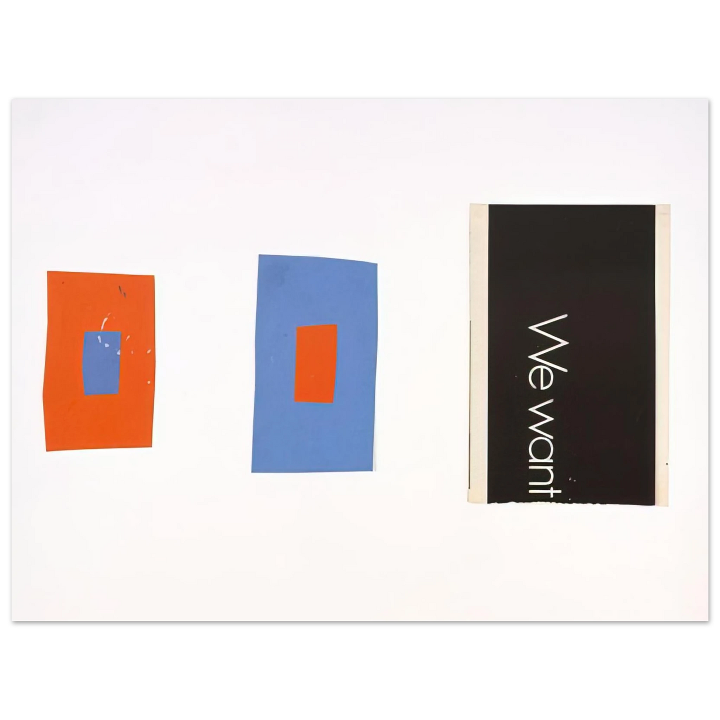 Ellsworth Kelly - Tablet #105  75x100 cm / 30x40inches Fine Art Poster