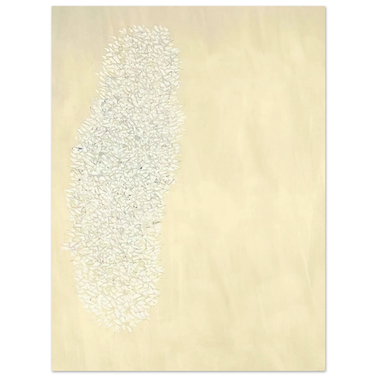 Robert Goodnough - Light Gray - Tan - 1978  75x100 cm / 30x40inches Fine Art Poster