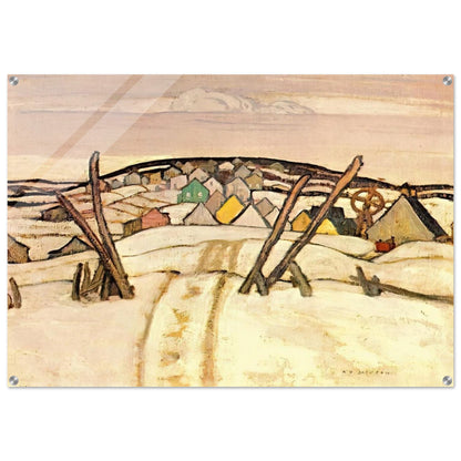 The Winter Road, Quebec - 1921 - A.Y. Jackson Acrylic Print - 70x100 cm / 28x40″ inches