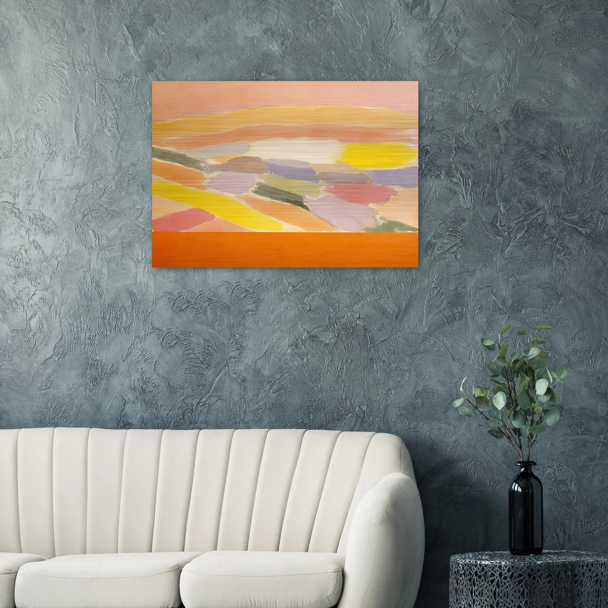 Arielle - 1978 - Ronnie Landfield Brushed Aluminum Print - 70x100 cm / 28x40 inches | Ronnie Landfield Aluminum Print | Ronnie Landfield Prints