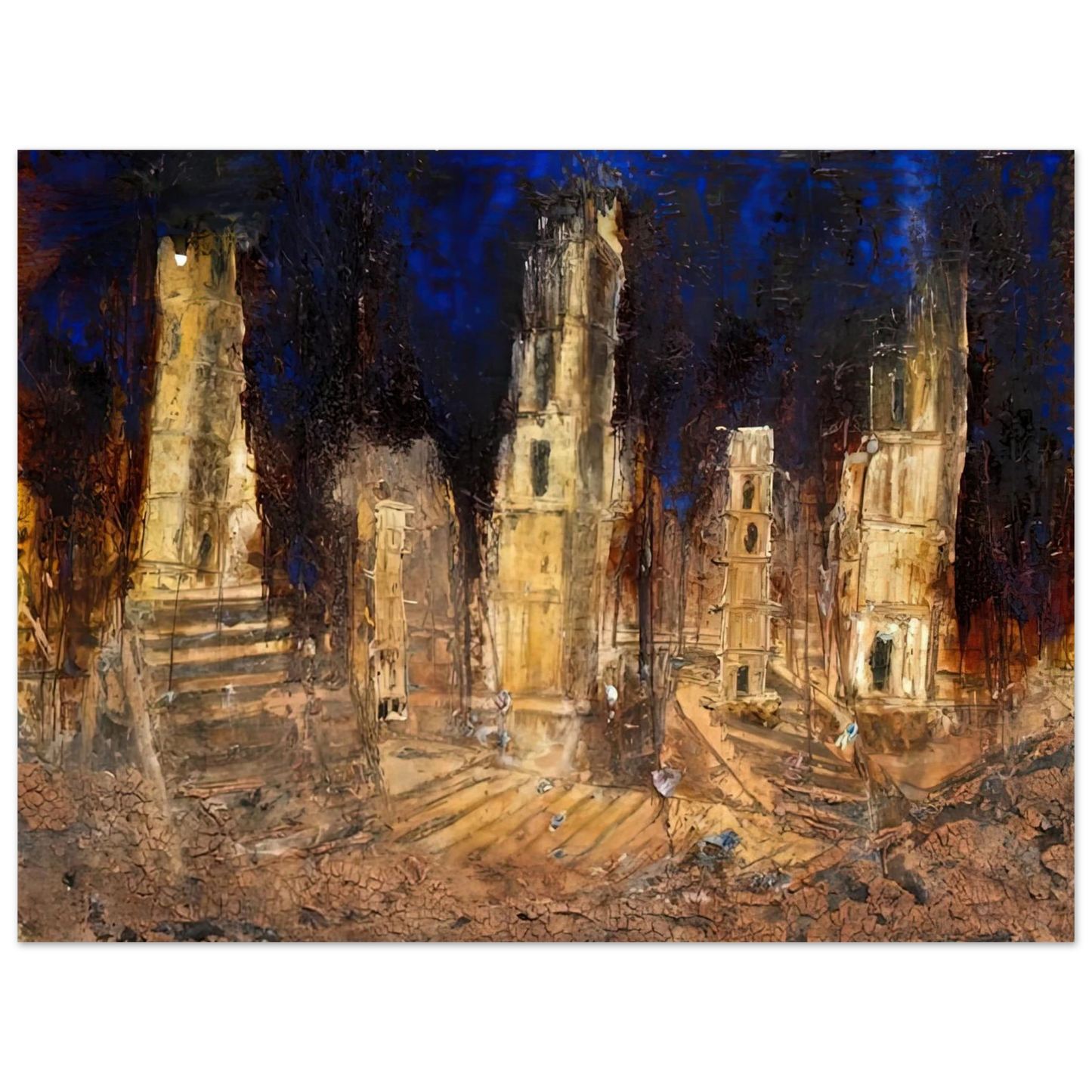 Anselm Kiefer - WALHALLA 2016  75x100 cm / 30x40inches Fine Art Poster
