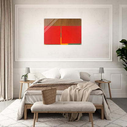 17. 3. 69 - 1969 - John Hoyland Acrylic Print - 70x100 cm / 28x40″ inches