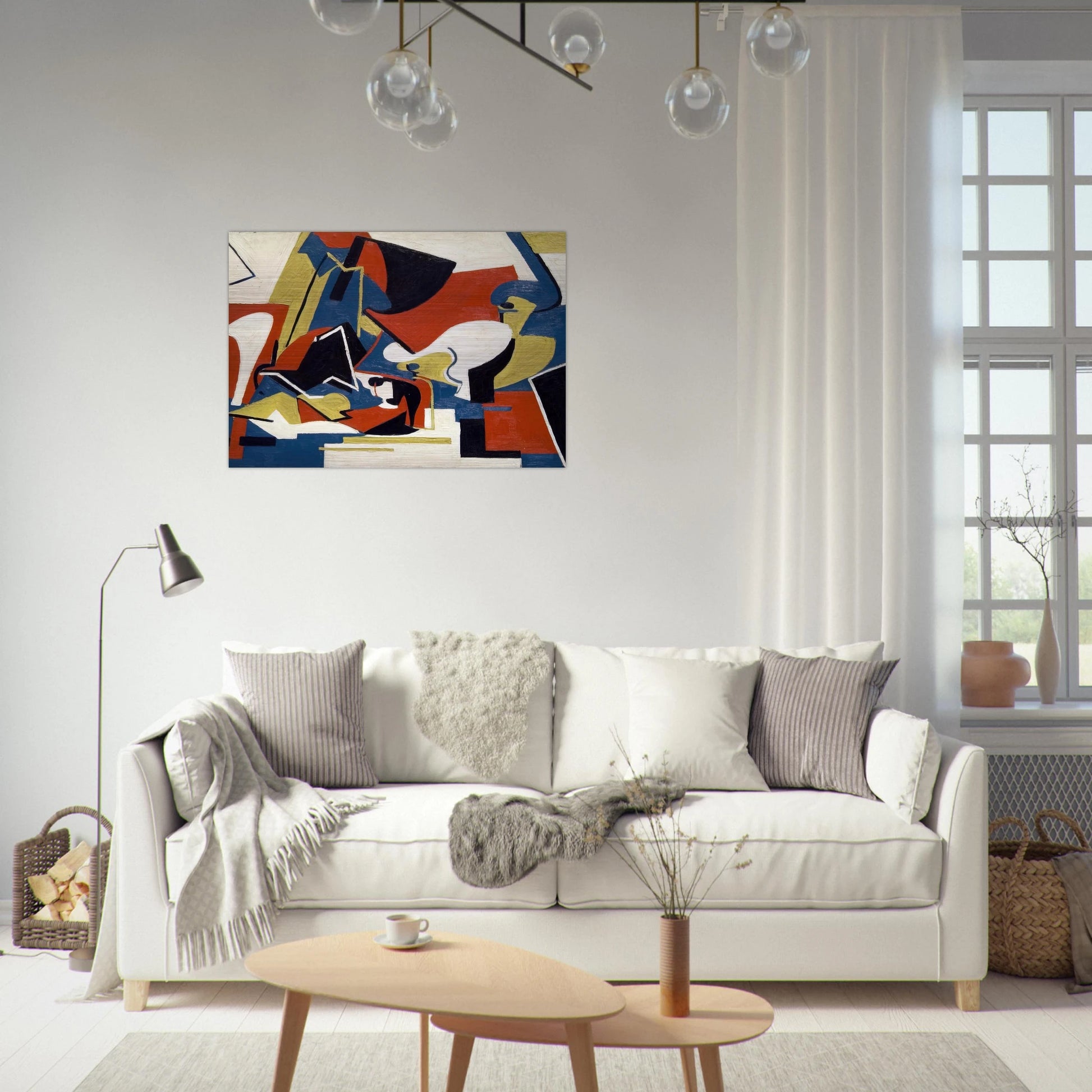 Untitled - Lee Krasner Brushed Aluminum Print - 70x100 cm / 28x40 inches | Lee Krasner Aluminum Print | Lee Krasner Prints