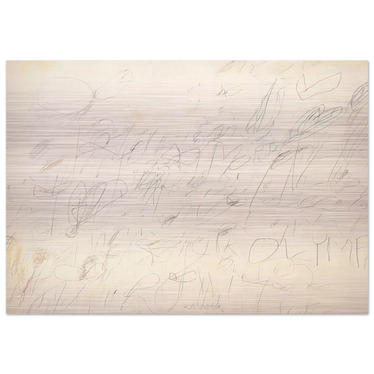 Olympia - Cy Twombly Brushed Aluminum Print - 70x100 cm / 28x40 inches | Cy Twombly Aluminum Print | Cy Twombly Prints