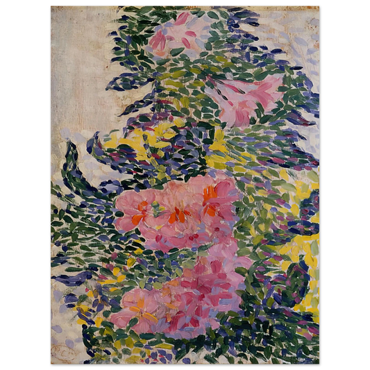Henri-Edmond Cross - Flowers  75x100 cm / 30x40inches Fine Art Poster