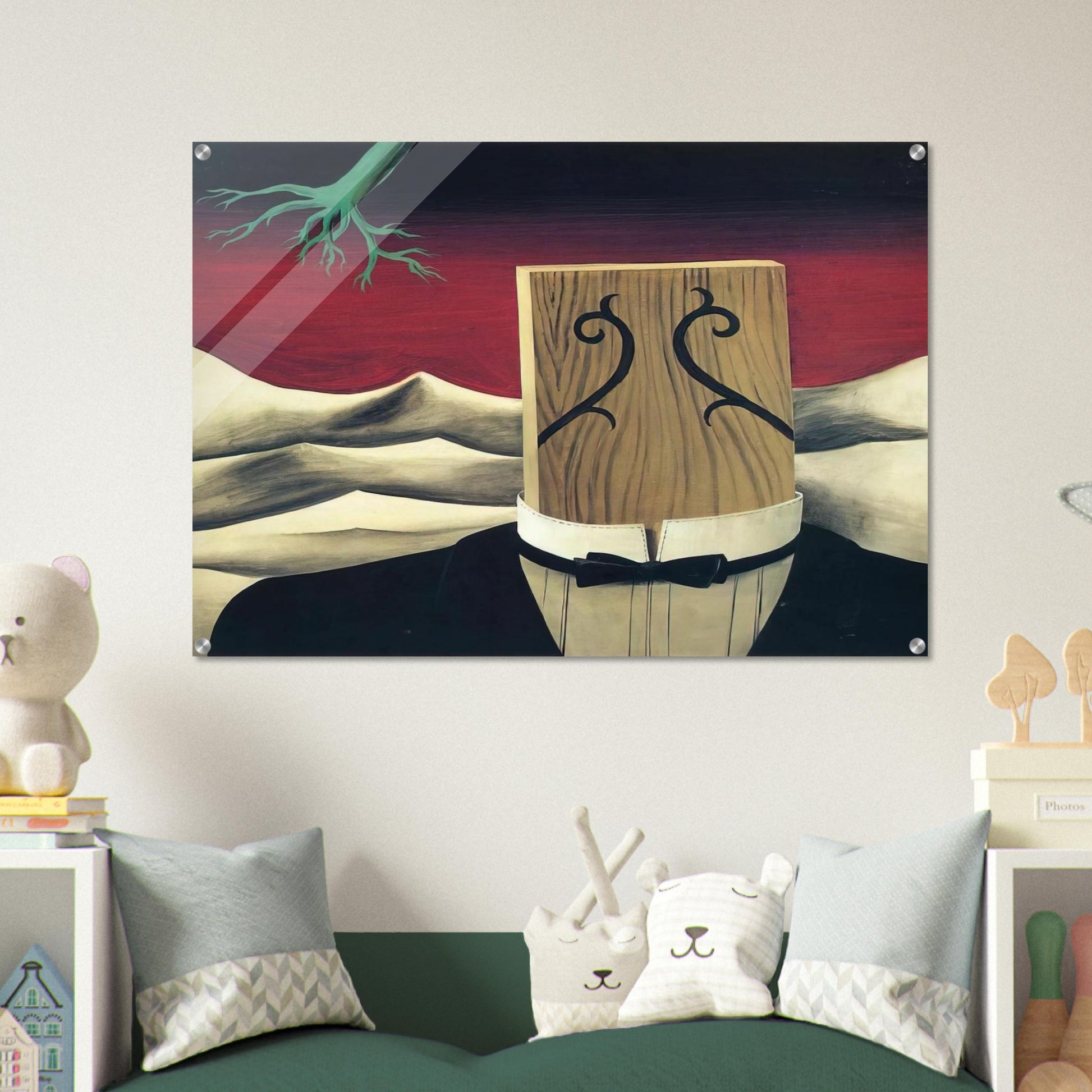 THE CONQUEROR 1926 - Rene Magritte Acrylic Print - 70x100 cm / 28x40″ inches | Rene Magritte Wall Art | Rene Magritte Prints