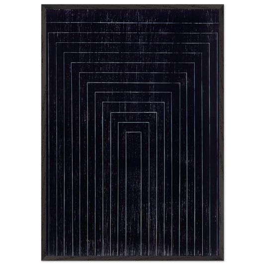 Tecelar - 1957 - Lygia Pape 70x100 cm / 28x40 inches Framed Art Print – Black Wooden Frame