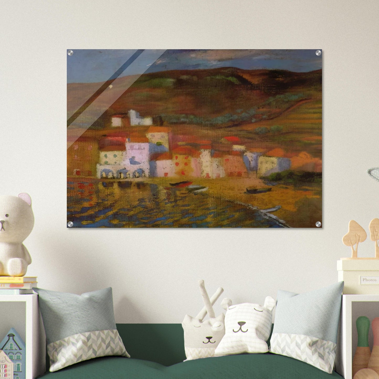 PORTDOGUE AND MOUNT PANI FROM AYUNTAMIENTO - Salvador Dali Acrylic Print - 70x100 cm / 28x40″ inches