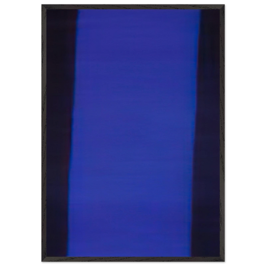 The Moment - Barnett Newman 70x100 cm / 28x40 inches Framed Art Print – Black Wooden Frame