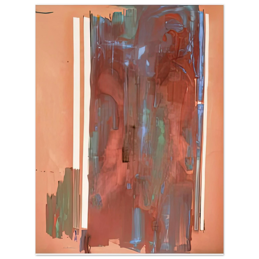 Helen Frankenthaler - Plexus, 1976- Wall Art - 21x29.7 cm / 8x12" - Fine Art Poster-canvas - -