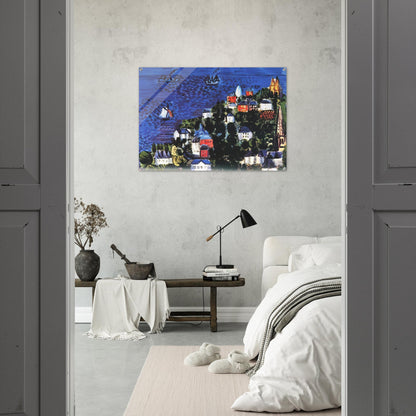 VIEW OF SAINTE ADRESSE - Raoul Dufy Acrylic Print - 70x100 cm / 28x40″ inches