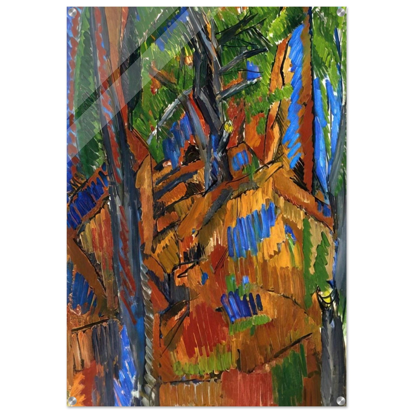 TREES 1913 - Raoul Dufy Acrylic Print - 70x100 cm / 28x40″ inches | Raoul Dufy Wall Art | Raoul Dufy Prints