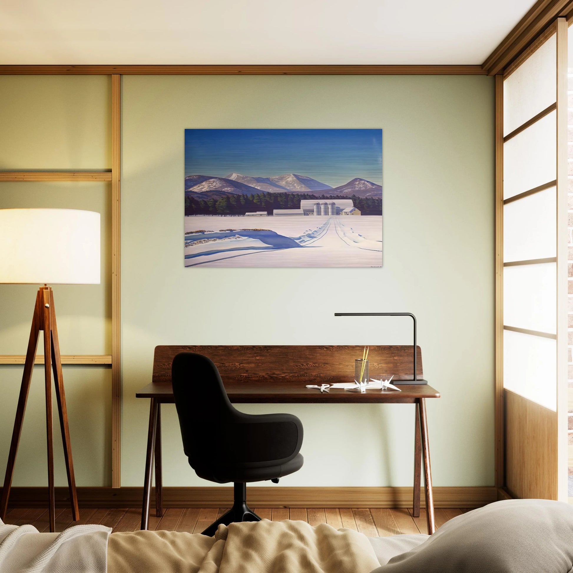 Road to Asgaard   Adirondack - Rockwell Kent Brushed Aluminum Print - 70x100 cm / 28x40 inches | Rockwell Kent Aluminum Print | Rockwell Kent Prints