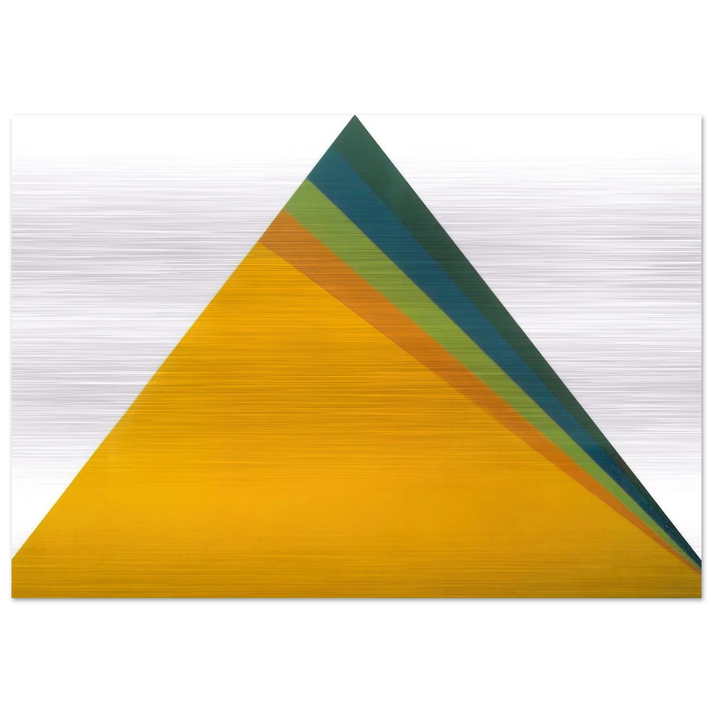 Green Sound - 1964 - Jeremy Moon Brushed Aluminum Print - 70x100 cm / 28x40 inches | Jeremy Moon Aluminum Print | Jeremy Moon Prints