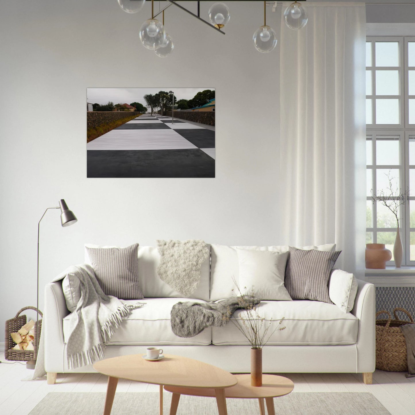 Waipero Swamp Walk - Pop Art - Billy Apple Brushed Aluminum Print - 70x100 cm / 28x40 inches | Billy Apple Aluminum Print | Billy Apple Prints
