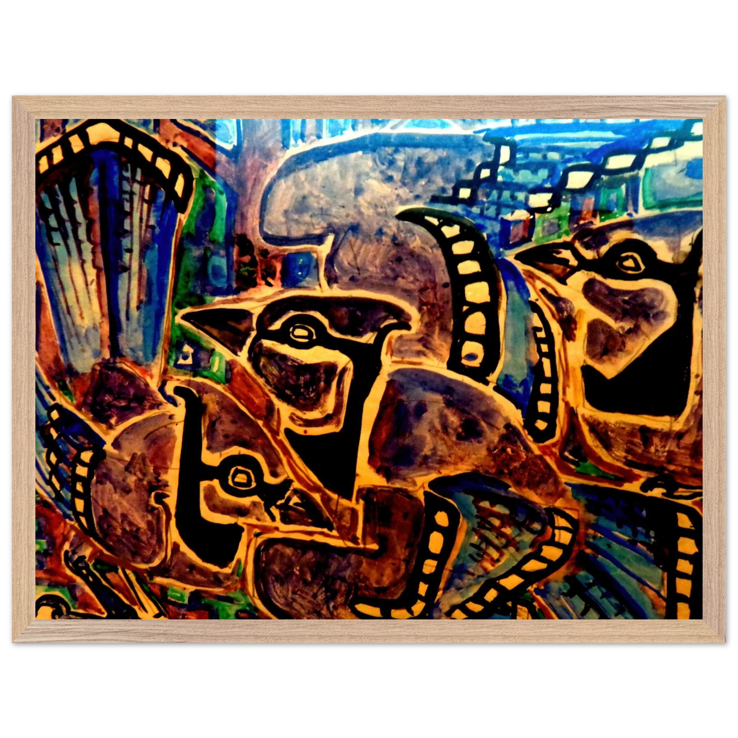 Walter Inglis Anderson - Walter Anderson Wall art - A2 (42 x 59.4  cm) - Premium Wooden Framed Poster With Fine Art Paper-canvas - Wood frame