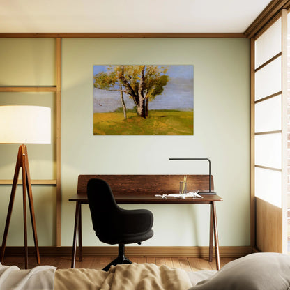 TREES - Odilon Redon Brushed Aluminum Print - 70x100 cm / 28x40 inches | Odilon Redon Aluminum Print | Odilon Redon Prints