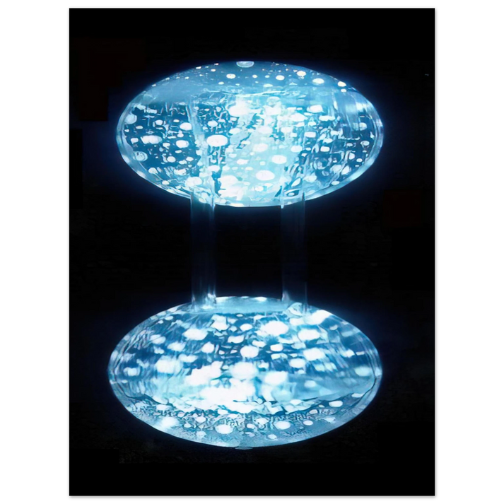 Gyula Kosice - Relieve Agua Comunicante - Kinetic Art  75x100 cm / 30x40inches Fine Art Poster