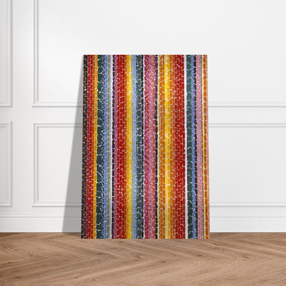EARTH SERMON BEAUTY LOVE AND PEACE 1971 - Alma Woodsey Thomas Brushed Aluminum Print - 70x100 cm / 28x40 inches | Alma Woodsey Thomas Aluminum Print | Alma Woodsey Thomas Prints