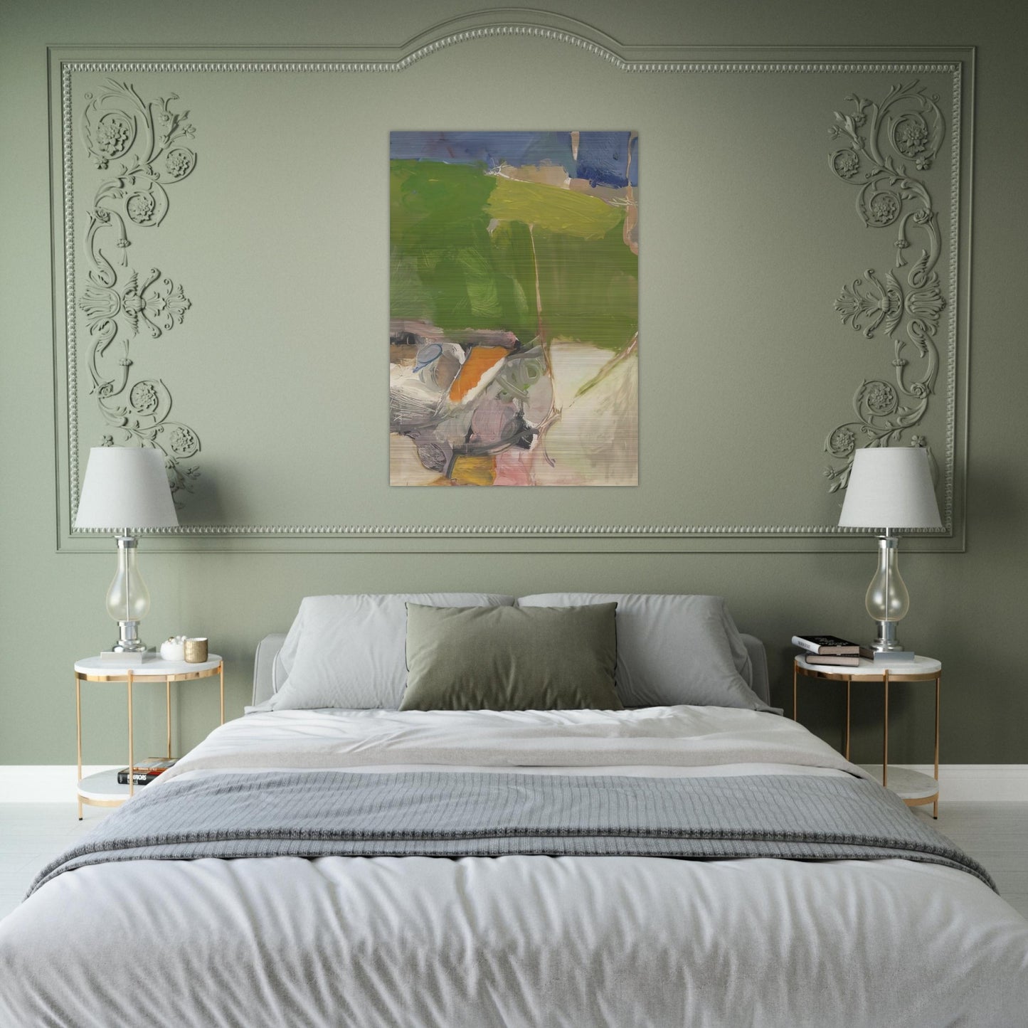 Berkeley #33 - Richard Diebenkorn Brushed Aluminum Print - 70x100 cm / 28x40 inches | Richard Diebenkorn Aluminum Print | Richard Diebenkorn Prints