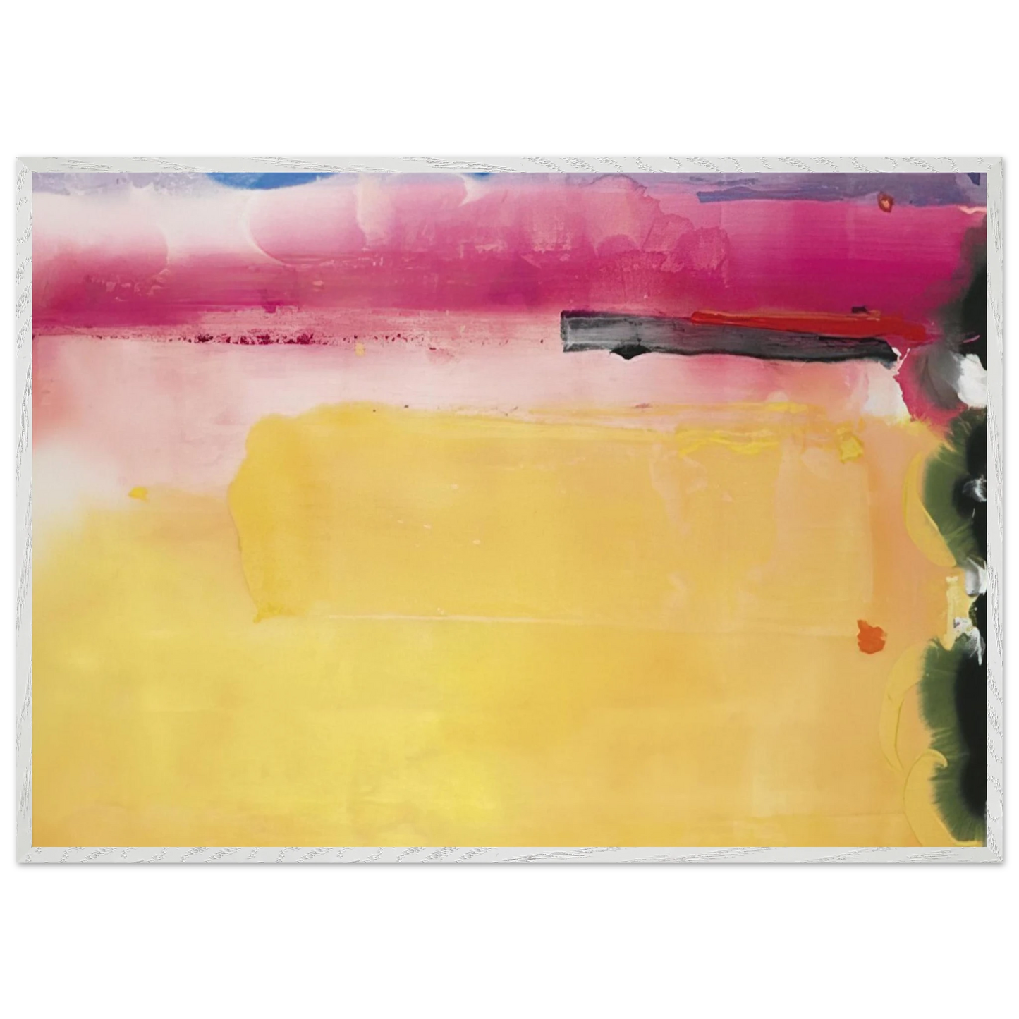 Helen Frankenthaler - Black-Eyed Susan - 1988 Wall art - 21x29.7 cm / 8x12" - Fine Art Poster-canvas - -
